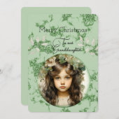 Grandtochter Dark Hhabe Mädchen Weihnachtswünsche (Vorne/Hinten)