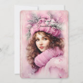 Grandtochter Dark Hhabe Mädchen Weihnachtswünsche (Vorderseite)