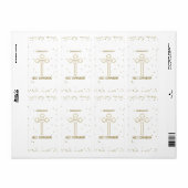 Grandtochter Erste heilige Kommunion Gold Look Cro (Vorne)