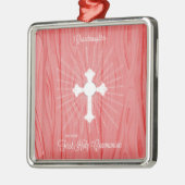 Grandtochter First Communitycross und Rays Ornament Aus Metall (Links)