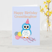 Grandtochter Geburtstag Niedliches Ohr Karte (Gelbe Blume)