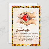 Grandtochter-Geschenk | Liebe Großmuttergruppe Feiertagskarte (Vorne/Hinten)