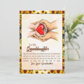 Grandtochter-Geschenk | Liebe Großmuttergruppe Feiertagskarte (Stehend Vorderseite)