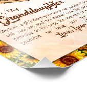 Grandtochter-Geschenk | Liebe Großmuttergruppe Fotodruck (Ecke)