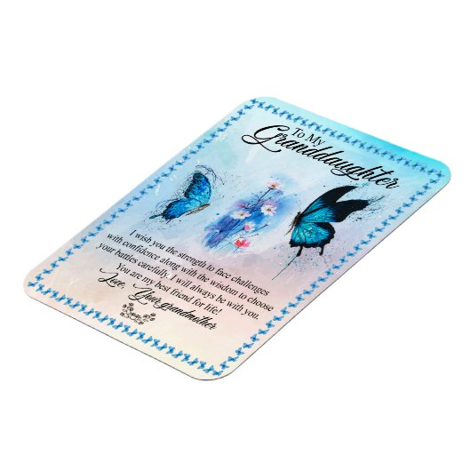 Grandtochter-Geschenk | Liebe Großmuttergruppe Magnet (Linke Seite)