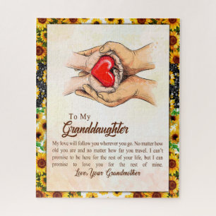 Grandtochter-Geschenk   Liebe Großmuttergruppe Puzzle