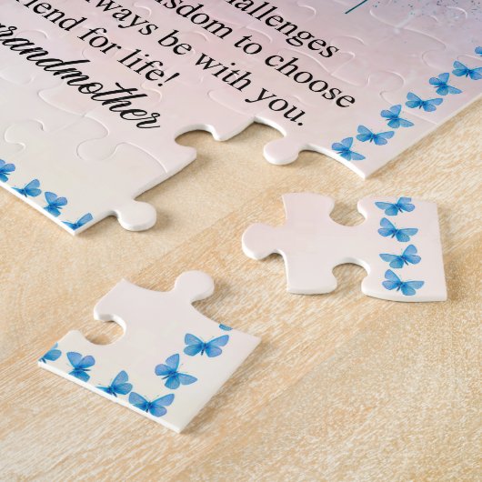 Grandtochter-Geschenk | Liebe Großmuttergruppe Puzzle (Seite)