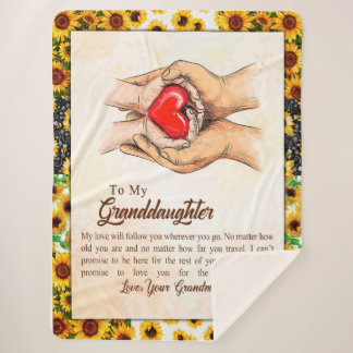 Grandtochter-Geschenk | Liebe Großmuttergruppe Sherpadecke