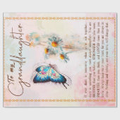 Grandtochter Geschenke | Von Oma Oma Geschenkpapier (Flach)