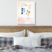 Grandtochter Geschenke | Von Oma Oma Leinwanddruck (Insitu (Schlafzimmer))