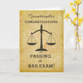 Grandtochter Herzlichen Glückwunsch bei der Bar-Pr Karte (Gelbe Blume)