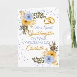 Grandtochter Hochzeitstag Herzlichen Glückwunsch Karte