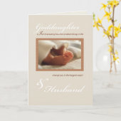 Grandtochter & Husband Herzlichen Glückwunsch Neue Karte (Gelbe Blume)