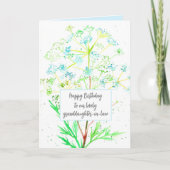 Grandtochter im Recht glücklich zum Geburtstag bla Karte (Vorderseite)