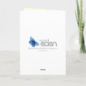 Grandtochter Lappen Puppe zum ersten Geburtstag Karte (Rückseite)