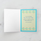 Grandtochter Modern Keepake Geburtstagskarte Karte (Innenseite)