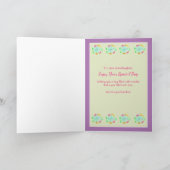 Grandtochter Niedlich Keepake Geburtstagskarte Karte (Innenseite)