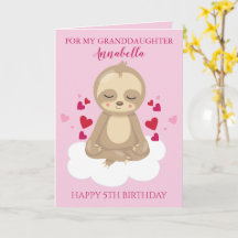 Grandtochter Sloth Birthday