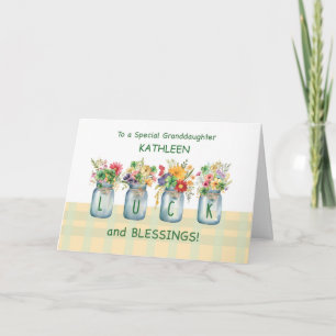 Grandtochter St. Patricks Day Luck and Segen Karte