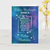 Grandtochter-Uni-Abschluß-Zitat zu Blue Karte (Gelbe Blume)