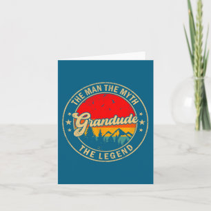 Grandude Mythos Legende Vintage Retro Kunstwerk Karte