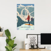 Grandvalira Andorra Ski Resort Travel Poster (Heimbüro)