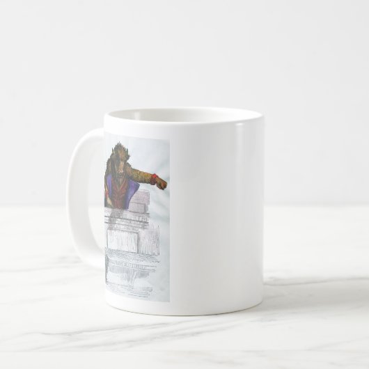 Grandville Sheeple Zendula Bison Tasse (Vorderseite Links)