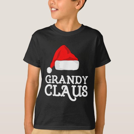 Grandy Claus Weihnachten Weihnachten - Hat Pajama T-Shirt (Vorderseite)