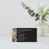 Granit-Baugewerbe-Karten Visitenkarte (Stehend Vorderseite)