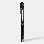 Granit-dünne Sektion Monogramm-Rock-Textur Case-Mate iPhone Hülle (Rückseite / Links)