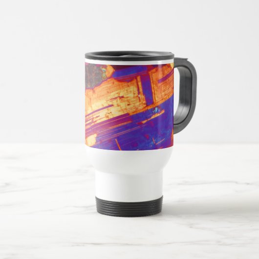 Granit Dünne Sektion Rock Textur Reisebecher (VorderseiteRechts)