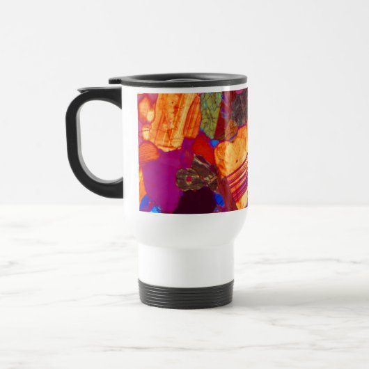 Granit Dünne Sektion Rock Textur Reisebecher (Links)