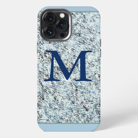 Granit eingelegt-M iPhone Hülle (Rückseite)