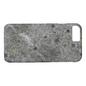 Granit-Felsen-Grau mit grünem Moos Case-Mate iPhone Hülle (Rückseite (Horizontal))