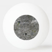 Granit-Felsen-Grau mit Moos Tischtennisball (Rückseite)