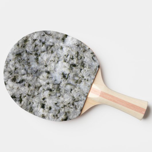 Granit-Felsen-Weiß Tischtennis Schläger (Seitenansicht)
