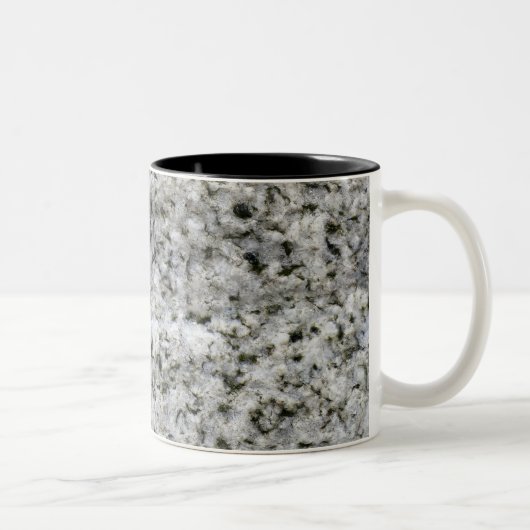 Granit-Felsen-Weiß Zweifarbige Tasse (Rechts)