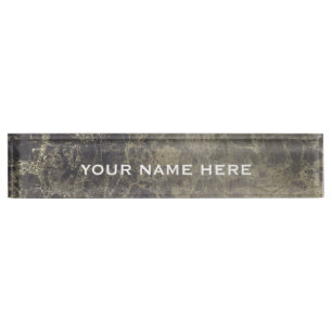 Granit Glitzer Marble Glitzer Glam Personalisiert Namensplakette