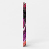 Granit-Granit-Granit-Granit-Doodle mit schwarzen L Case-Mate iPhone Hülle (Hinten/Links)