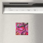Granit-Granit-Granit-Granit-Doodle mit schwarzen L Magnet (In Situ (Geschirrspüler))