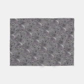 Granit Grau mit rosa Details Fleecedecke (Vorderseite (Horizontal))