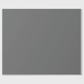 Granit Gray Solid Color Geschenkpapier (Flach)