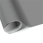 Granit Gray Solid Color Geschenkpapier (Rolleneckpunkt)