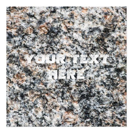 Granit - Hard Rock Fotodruck (Vorne)