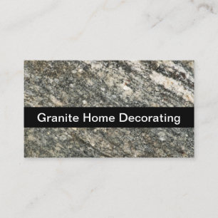 Granit-Hausdekoration Visitenkarte