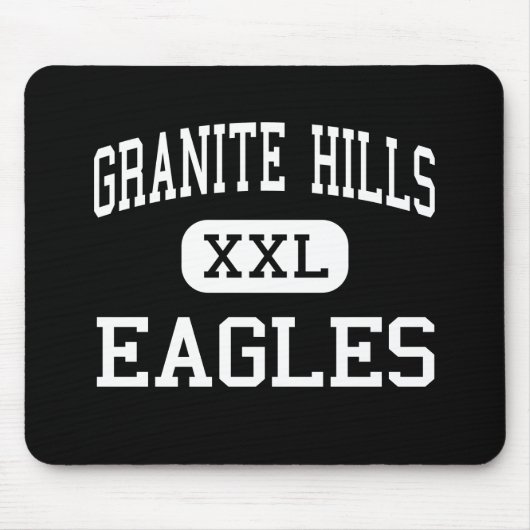 Granit-Hügel - Eagles - hoch - EL Cajon Mousepad (Vorne)