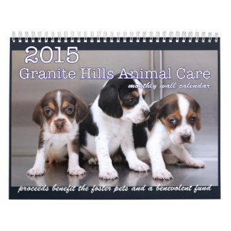 Granit-Hügel-Tierpflegekalender 2015 Kalender