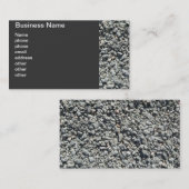 Granit-Kies Visitenkarte (Vorne/Hinten)