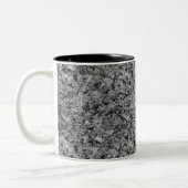 Granit Mosaik Abstrakt Stone Marmormuster Zweifarbige Tasse (Links)
