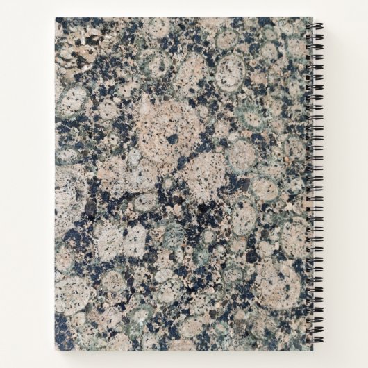 Granit Notizblock (Rückseite)